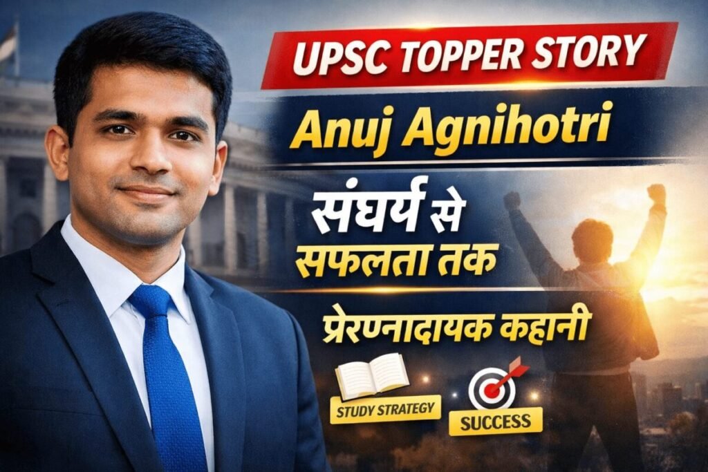 Anuj Agnihotri UPSC Topper