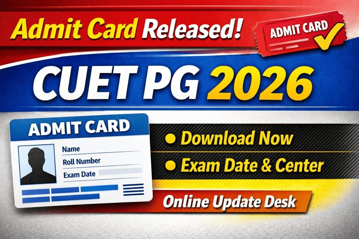 CUET PG Admit Card 2026