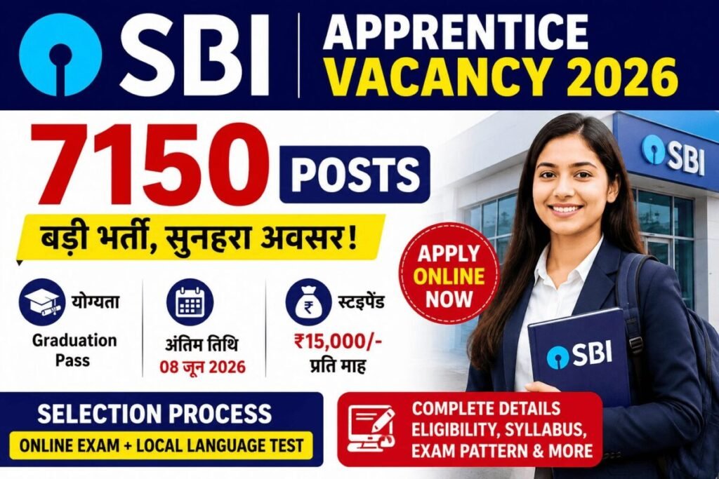SBI Apprentice Vacancy 2026 Online Apply